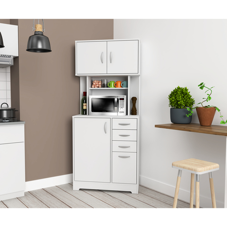 INVAL Kitchen/Microwave Storage Cabinet AL-4613